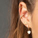 Ohrstecker Brezn mit Zirkonia, 18 K Gelbgold vergoldet Bild 4
