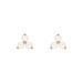 Ohrstecker Three Pearls, 18 Karat Rosegold vergoldet Bild 3