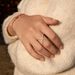 Ring X Criss-Cross, 18 K Gelbgold vergoldet, Gr.54 Bild 2