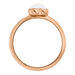 Ring VALENTINE, Mondstein, 18 Karat Rosegold vergoldet, Gr.50 Bild 3