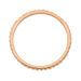 Memoryring, 18 K Rosegold vergoldet, Gre 50 