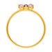 Ring BLOOM, Amethyst/Rhodolith, 18 Karat Gelbgold vergoldet Bild 4