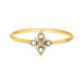 Ring BLOOM, Labradorit/Aventurin, 18 Karat Gelbgold vergoldet Bild 3