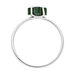 Ring Clover Gem, Malachit, 925 Sterlingsilber Bild 2