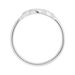 Kleeblatt Ring mit Zirkonia, 925 Sterlingsilber, Gr.50 Bild 3