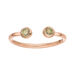 Silber Open Ring, Labradorit, Rosegold Bild 2