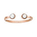 Silber Open Ring, Perle, Rosegold Bild 2