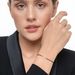 Glckarmband Herz mit Diamanten, 18 K Rosegold, Beige Bild 3