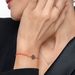 Freundschaftsarmband Disc HEART, 14 Karat Rosegold Bild 4