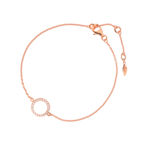 Armband Circle of Life, 18 K Rosegold vergoldet