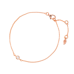 Armband Pure, 18 K Rosegold vergoldet