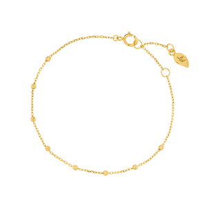 Armkette Beads, 14 Karat Gelbgold