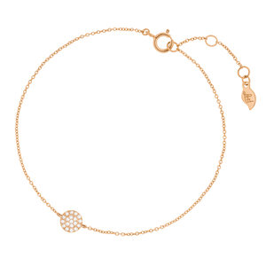 Armkette Pav mit Diamanten, 18 K Rosegold