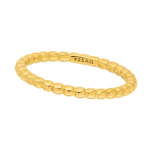 Ball-Ring, 18 K Gelbgold vergoldet