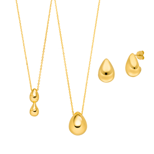 Bold Schmuckset, 18 K Gelbgold vergoldet