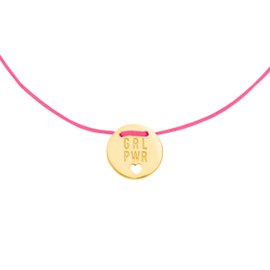 Charity Armband GRL PWR, Neonpink