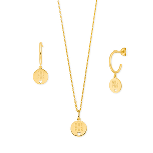 Charity Schmuckset GRL PWR, Gelbgold