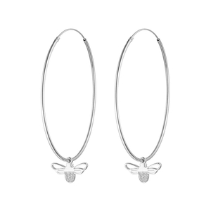 Creolen Bee Happy, 925 Sterlingsilber