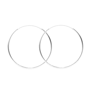 Creolen Pure, 45mm, 925 Sterlingsilber