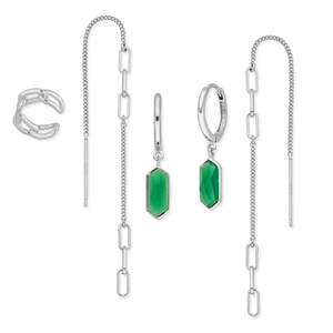 Ear Mix, CUBE, 925 Sterlingsilber