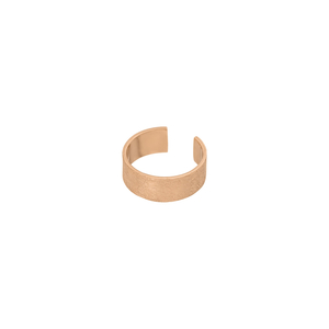 Earcuff Matt, 4mm, 18 K Rosegold vergoldet