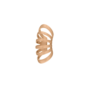 Earcuff Rock, 18 K Rosegold vergoldet