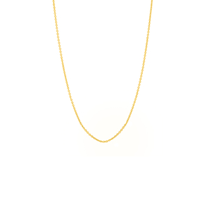 Gliederhalskette, 40 - 45 cm, 18 Karat Gelbgold vergoldet