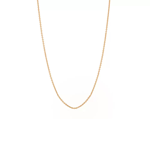 Gliederhalskette, 50 - 55 cm, 18 Karat Rosegold vergoldet