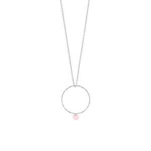 Halskette Rain Drop Circle, 925 Sterlingsilber