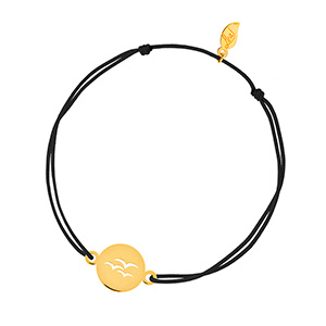 Freundschaftsarmband Birds, 14 Karat Gelbgold