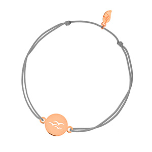 Freundschaftsarmband Birds, 14 Karat Rosegold