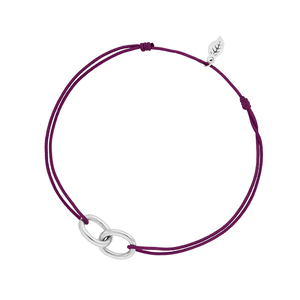 Freundschaftsarmband ETERNAL TOUCH, big, 14 Karat Weigold