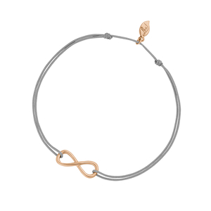 Freundschaftsarmband INFINITY, 14 Karat Rosegold