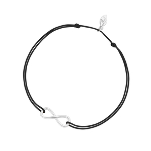 Freundschaftsarmband INFINITY, 14 Karat Weigold