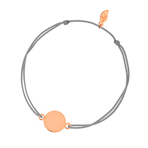 Freundschaftsarmband Plate, 14 Karat Rosegold