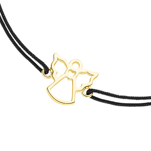 Freundschaftsarmband SCHUTZENGEL, 14 Karat Gelbgold