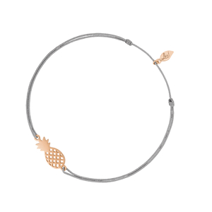 Fubndchen ANANAS, 18 K Rosegold vergoldet