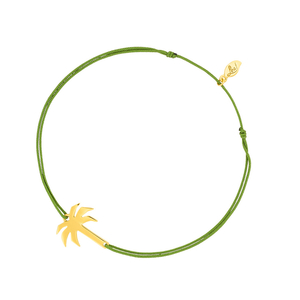 Fubndchen PALME, 18 K Gelbgold vergoldet