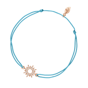 Fubndchen SPARKLING SUN, 18 K Rosegold vergoldet