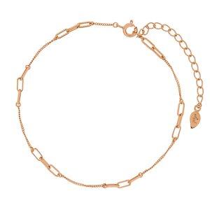 Fukette CUBE II, 18 Karat Rosegold vergoldet