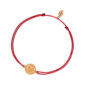 Glcksarmband Disc HEART, Rosegold | LIMITED EDITION
