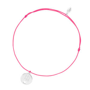 Glcksarmband GRL PWR, Neonpink
