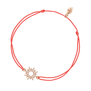 Gl�cksarmband SPARKLING SUN, 18 K Rosegold vergoldet