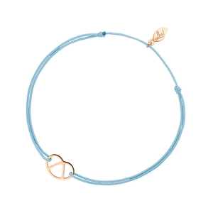 Glcksbndchen Brezn, 18 K Rosegold vergoldet