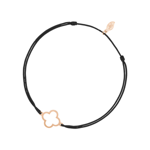 Glcksbndchen GENTLE CLOVER, 14 K Rosegold