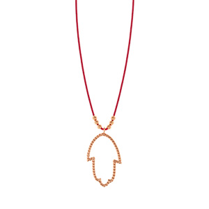 Glckshalskettchen mit verschiedenen Motiven, 18 K Rosegold vergoldet