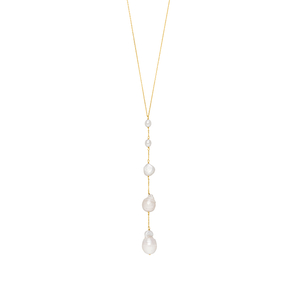 Halskette Barock Pearls, 14K Gelbgold