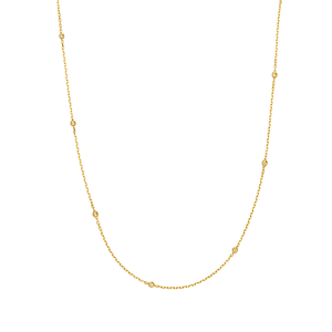 Halskette Beads, 14 Karat Gelbgold