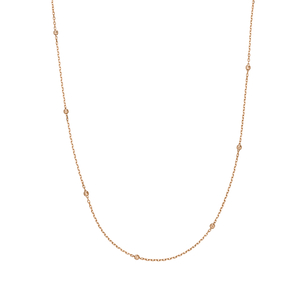 Halskette Beads, 14K Rosegold