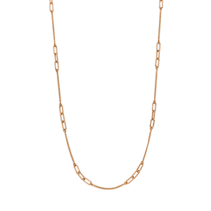 Halskette CUBE II, 18 Karat Rosegold